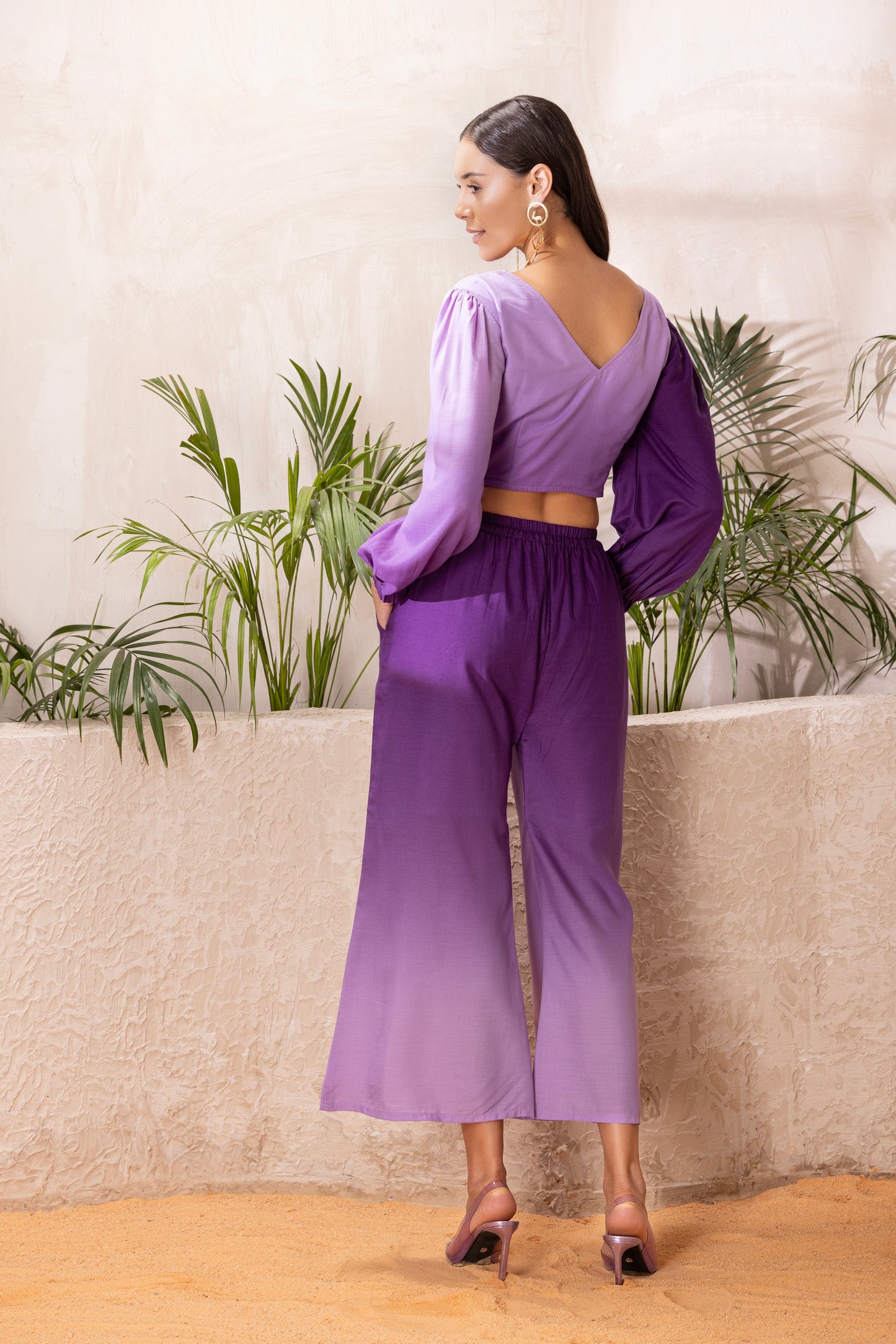 PURPLE OMBRE CO-ORD SET