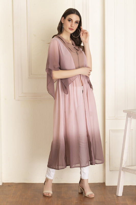 Rose Ombre Tunic Top