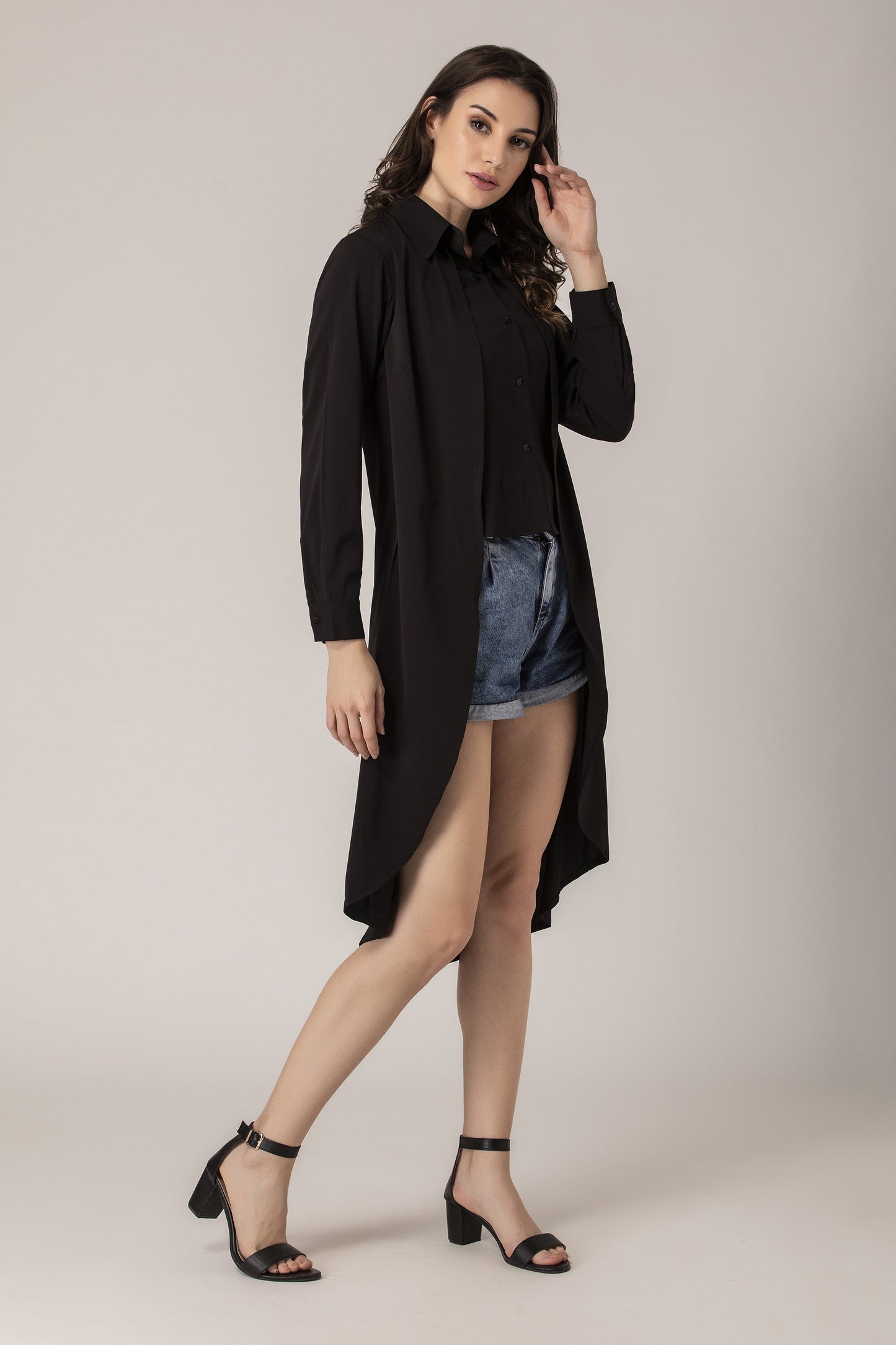 Black Maxi Shirt