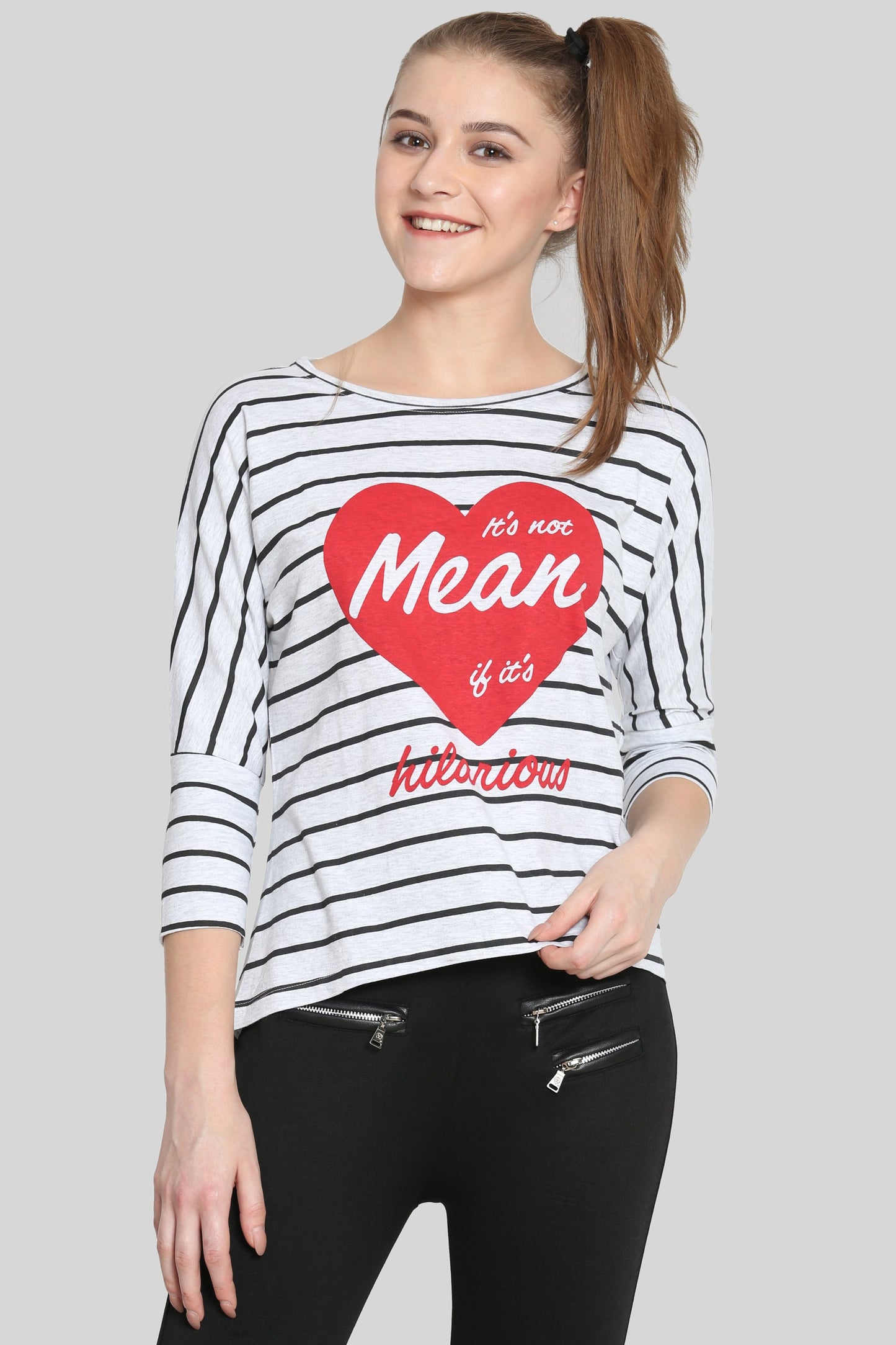 Funky text tee