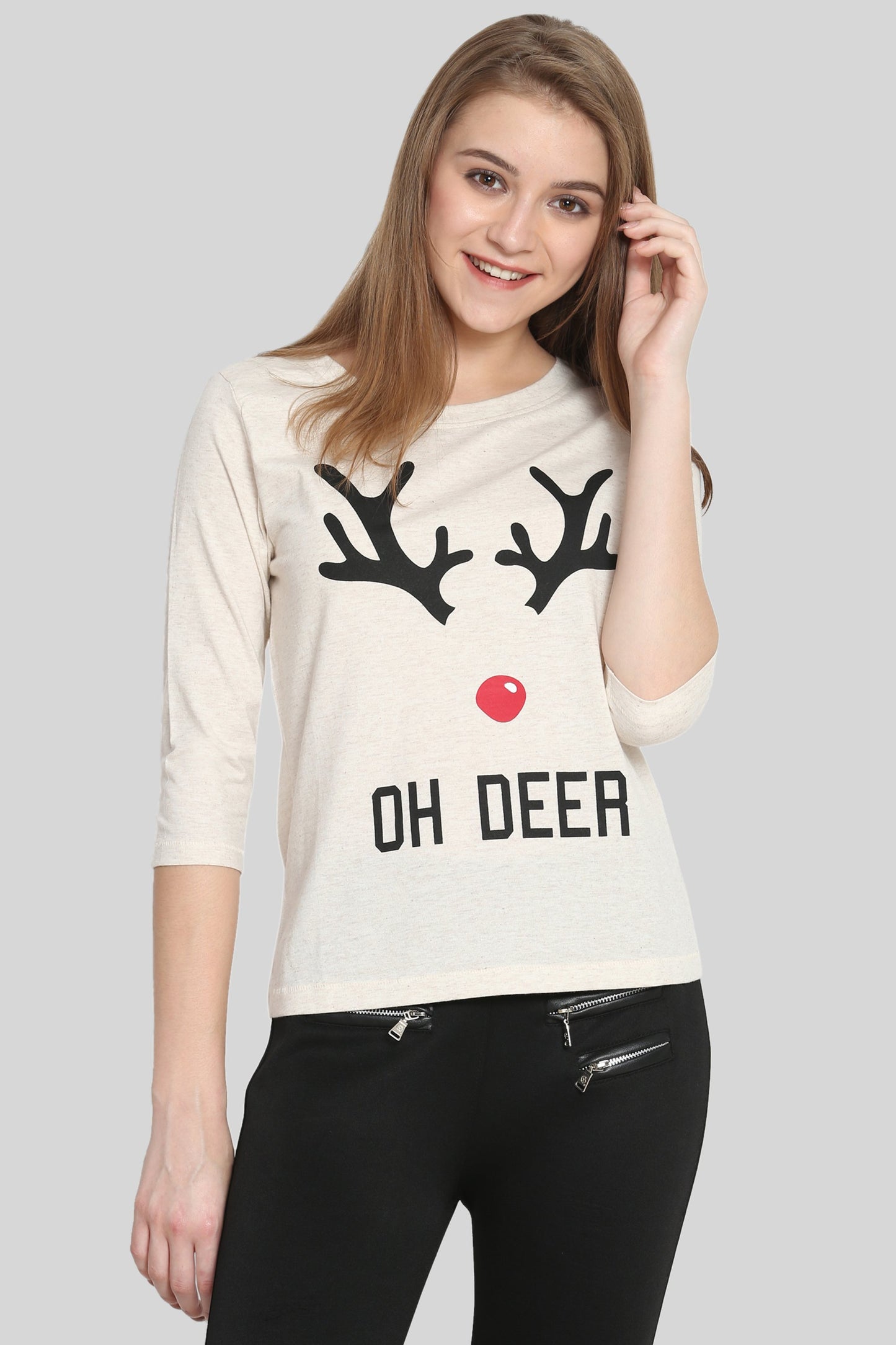 Oh-Deer Print Tee