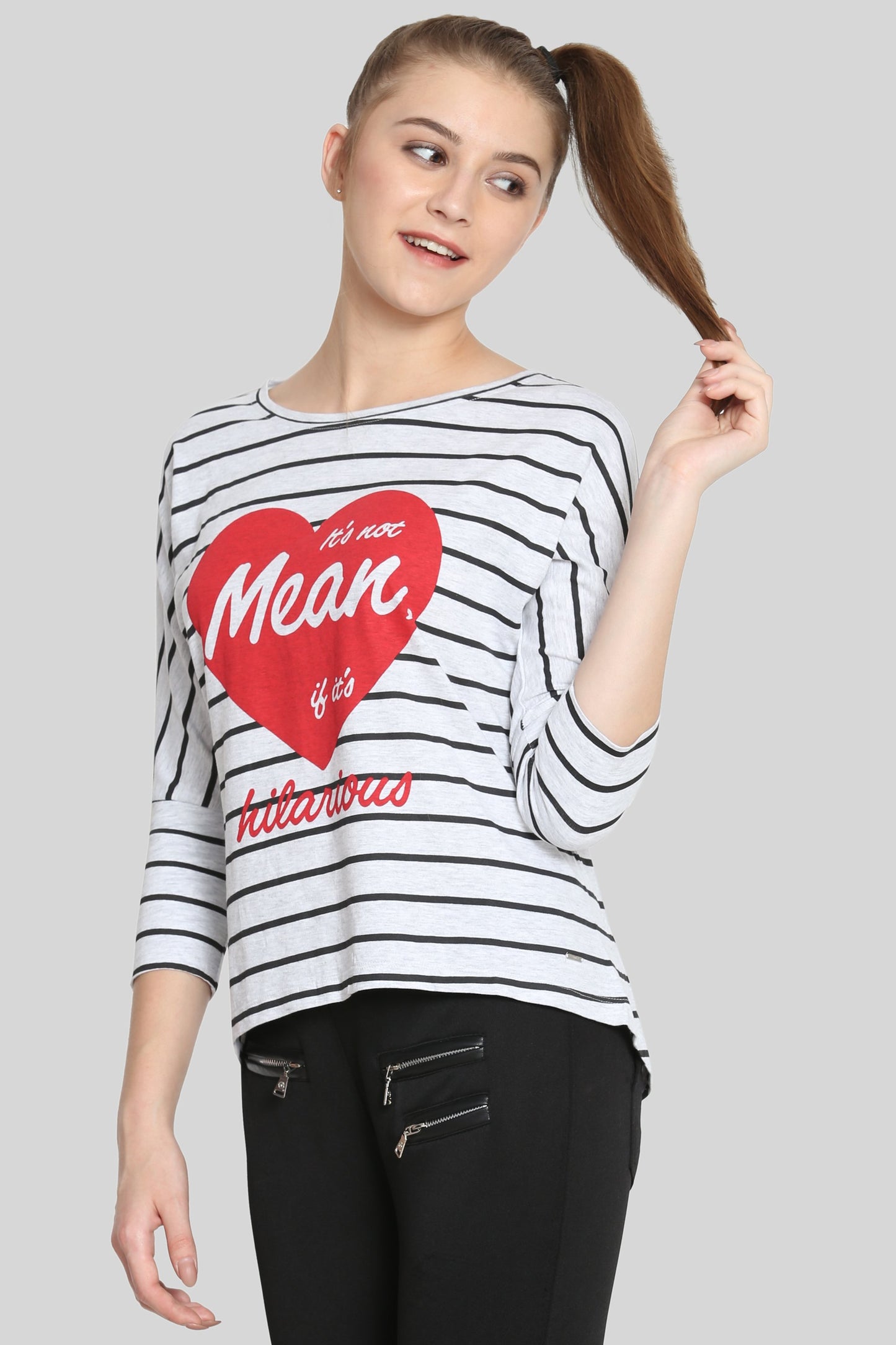 Funky text tee