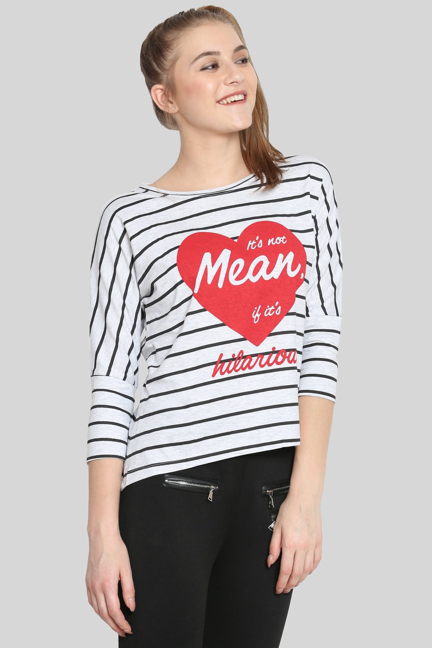 Funky text tee