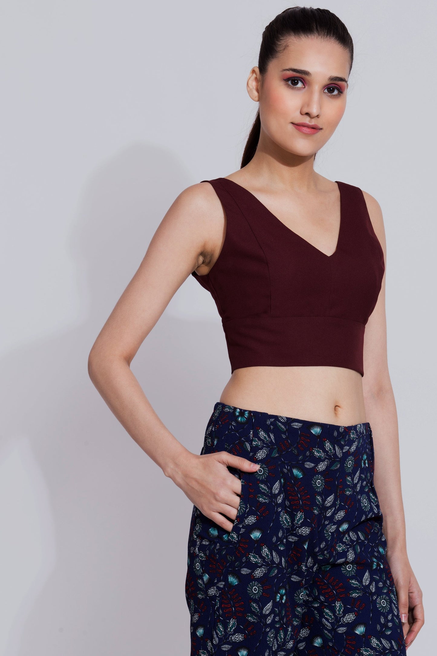 Wine Crop Top - sewandyou.com