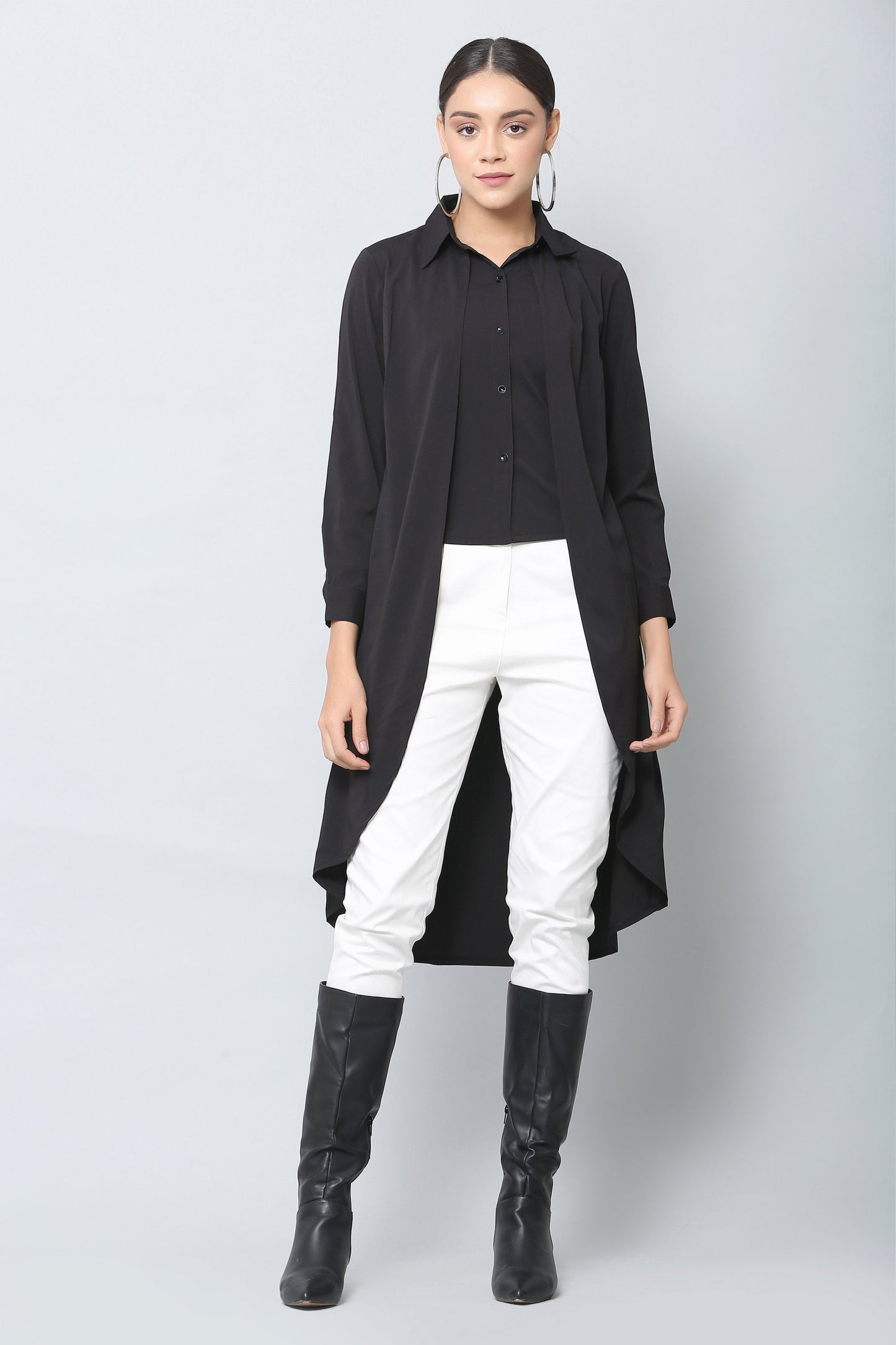 Black Maxi Shirt