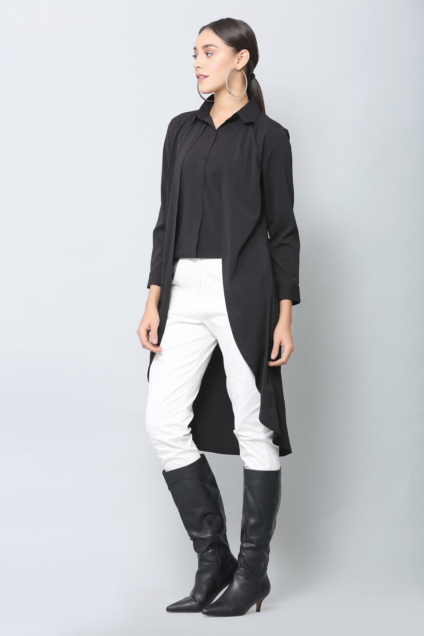 Black Maxi Shirt