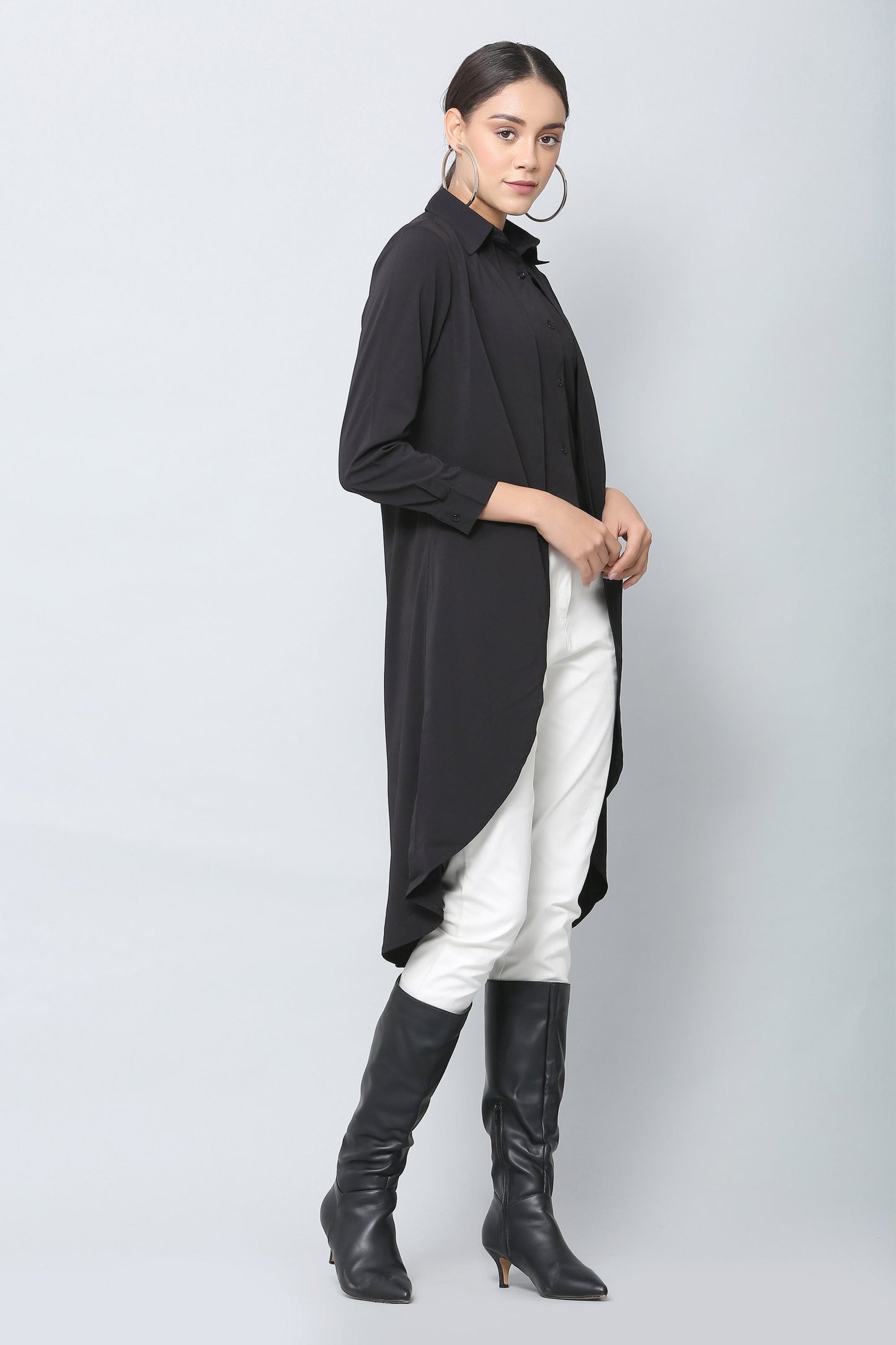 Black Maxi Shirt