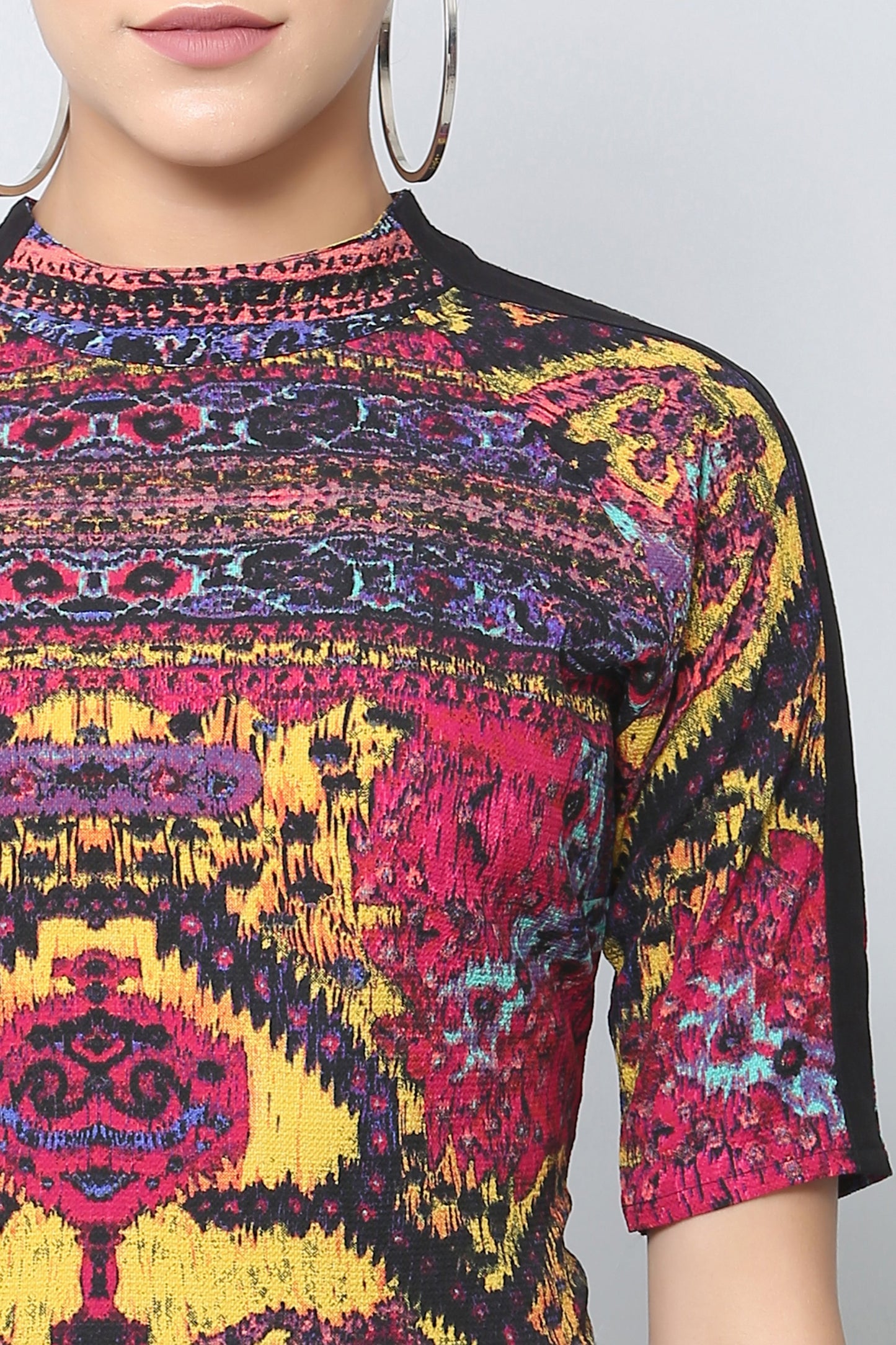 Multicolor Jazz Crop Top