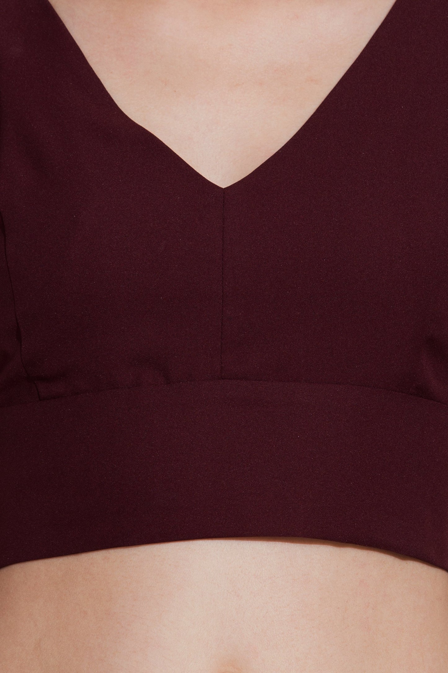 Wine Crop Top