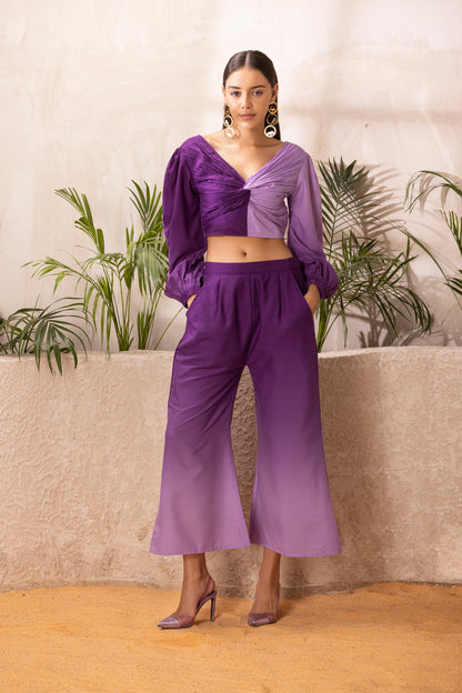 PURPLE OMBRE CO-ORD SET