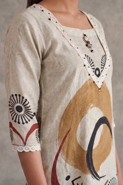 3 Piece Printed Kurta Set