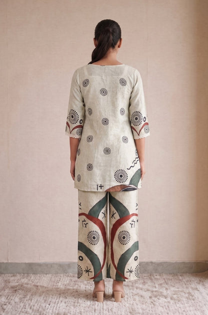 3 Piece Printed Kurta Set