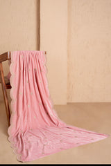 ONION PINK VELVET DUPATTA