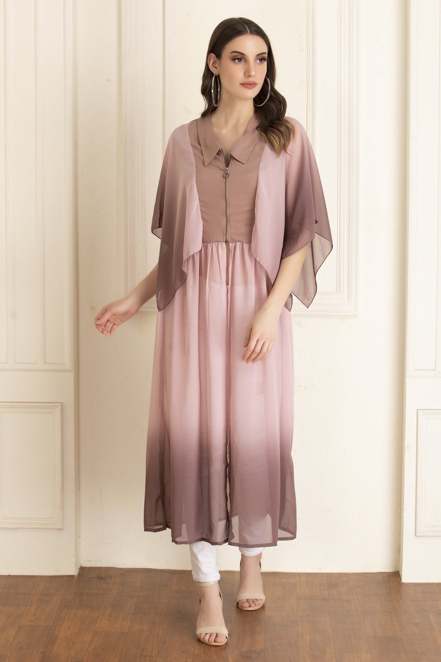 Rose Ombre Tunic Top