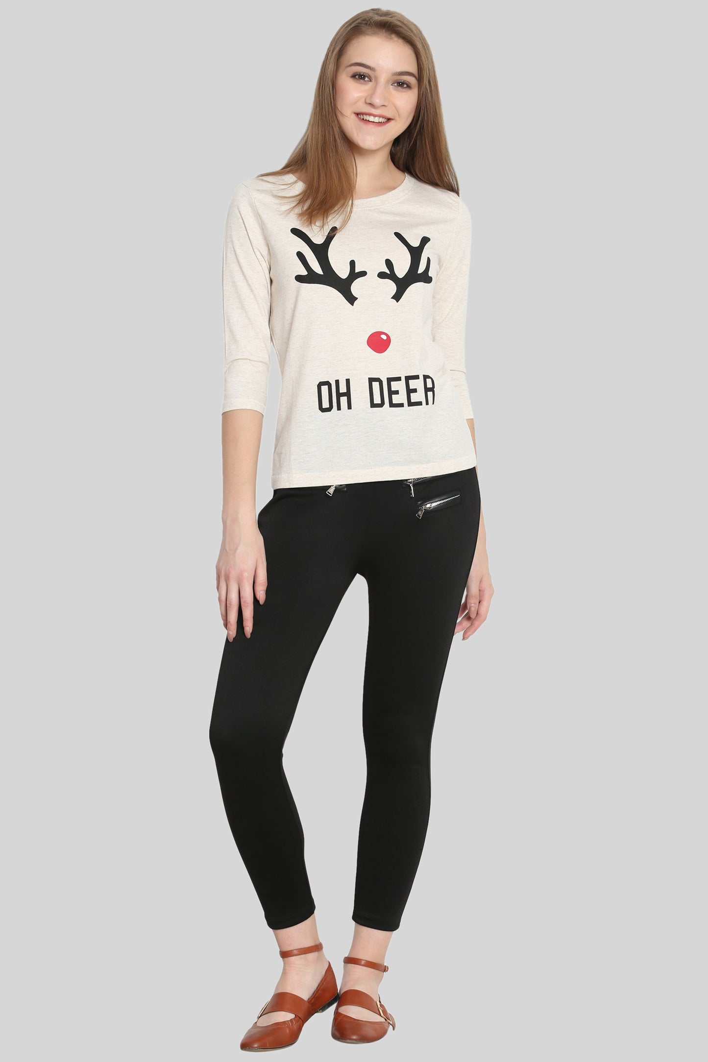 Oh-Deer Print Tee