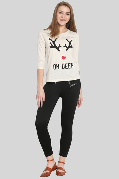 Oh-Deer Print Tee