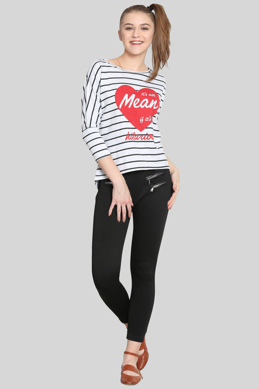 Funky text tee