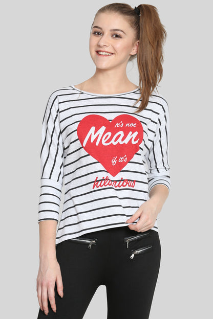 Funky text tee