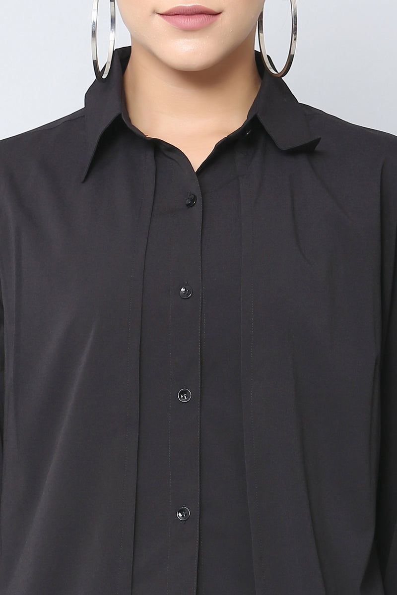 Black Maxi Shirt