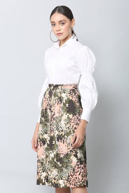 White Crop Shirt