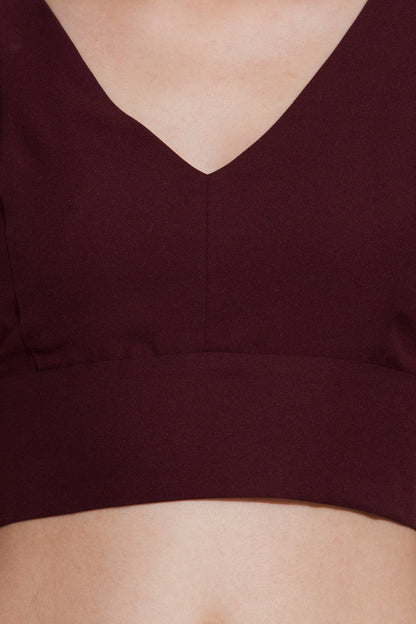 Wine Crop Top
